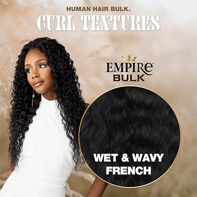 Sensationnel Empire bulk braiding – wet and wavy French Bulk  18” HH
