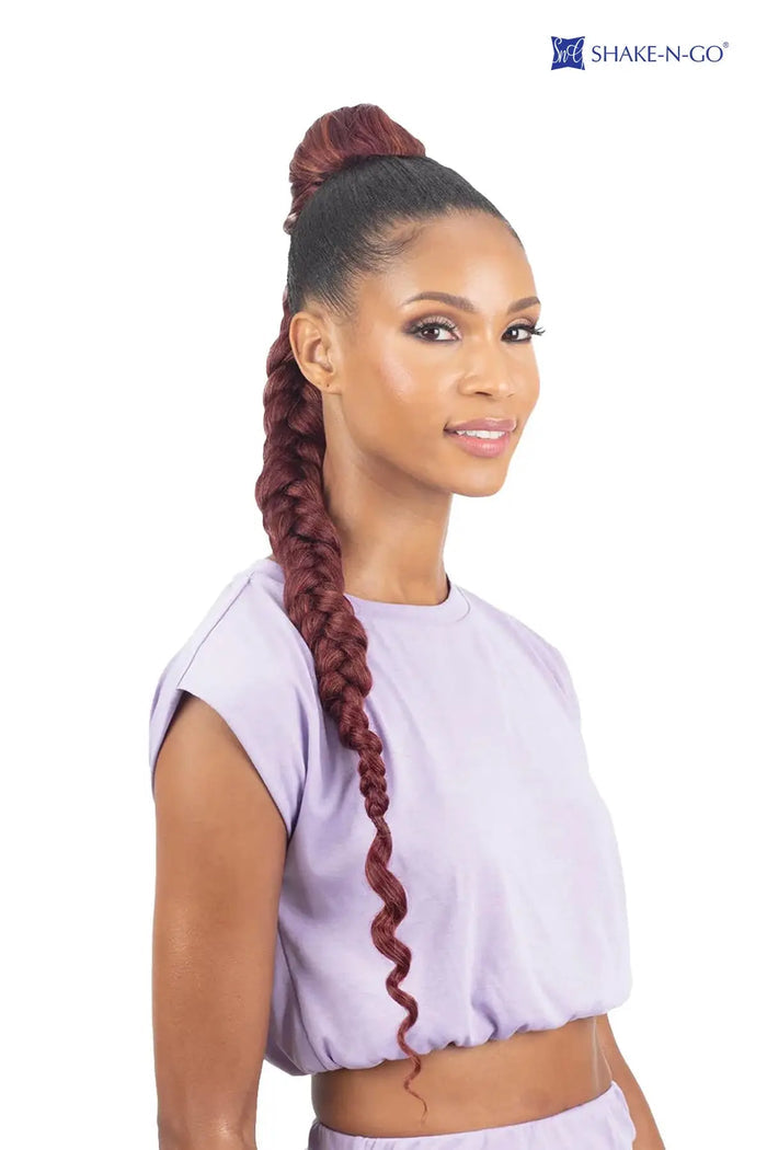 SHAKE N GO FREETRESS BOHO JUMBO BRAID GODDESS PONYTAIL / 30" - BSW BEAUTY CANADA