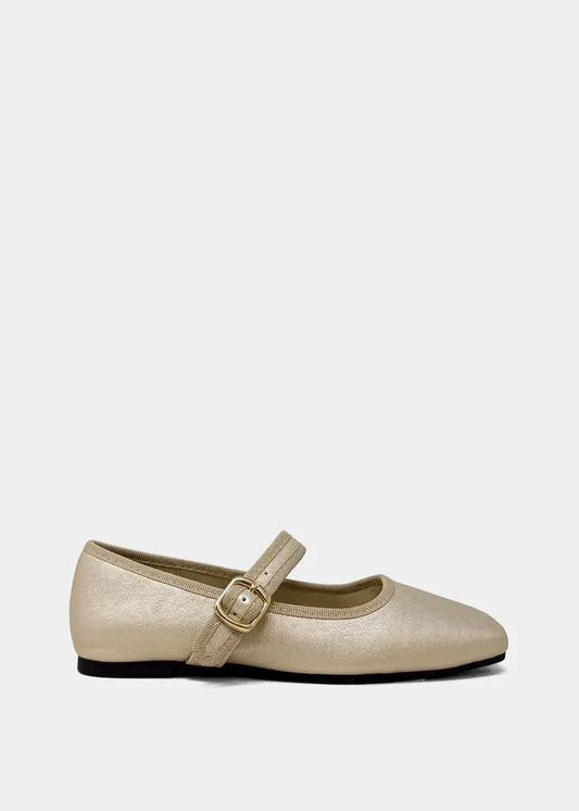 Shu Shop Gold Adeline Mary Jane