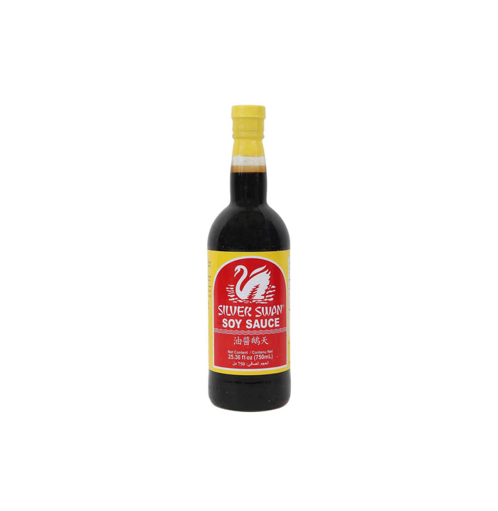 SILVER SWAN SOY SAUCE GLASS BOTTLE 750 ML