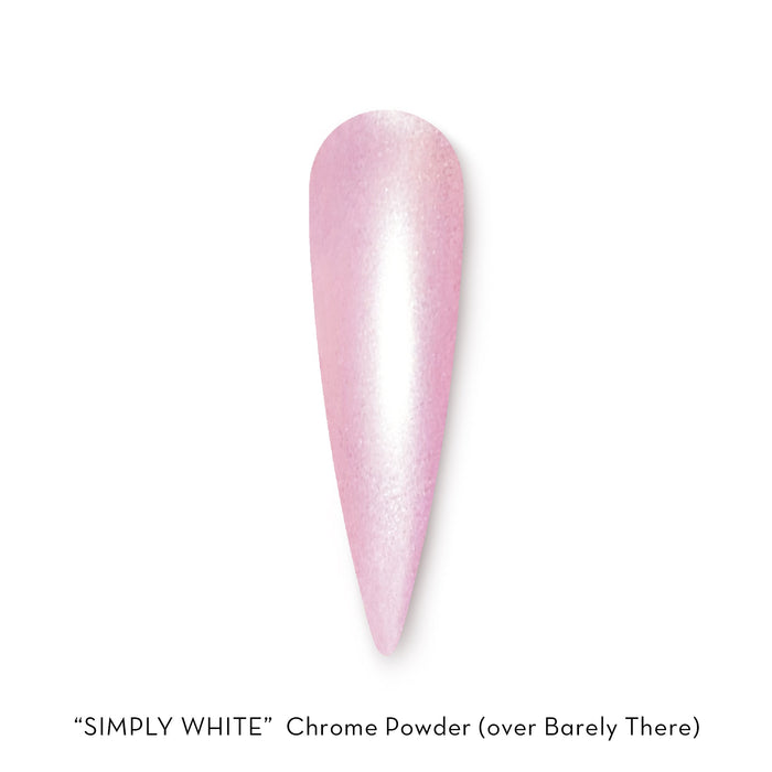 Simply White | Pearl Chrome Powder | Fuzion