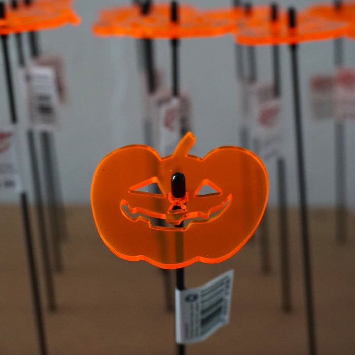 Single SunCatcher Garden Décor Stake Chompy Pumpkin