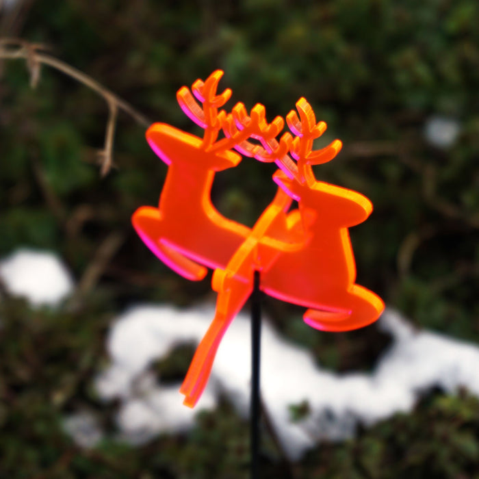 Single SunCatcher Garden Décor Stake 'Reindeer'