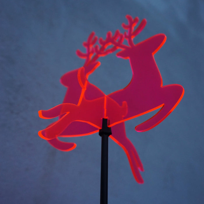 Single SunCatcher Garden Décor Stake 'Reindeer'