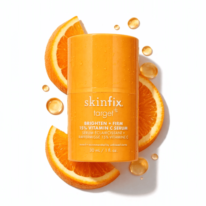 Skinfix Brighten + Firm 15% Vitamin C Serum 30ml سيروم سكينفيكس لتفتيح البشرة وشدها بتركيز 15% من فيتامين سي - Princess Cosmetics Qatar