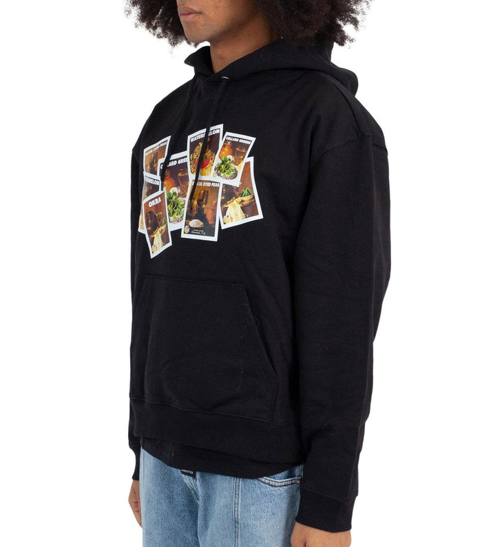 Sky High Farm Denim Tears Hoodie Black | SOMEWHERE