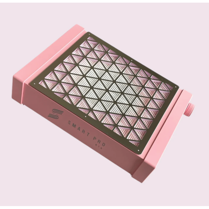 SMART PRO AIR - Table-Top Dust Collector / Vacuum-Dust Collector-NMD-Pink + Silver-Gel Essentialz