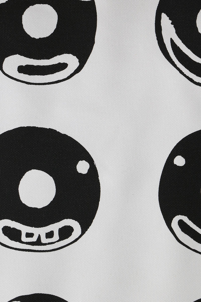 Smile canvas shopping bag