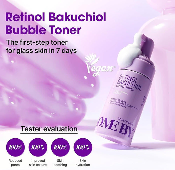 Somebymi Retinol Bakuchiol Bubble Toner 100ml تونر فقاعات الريتينول باكوتشيول من سومباي مي - Princess Cosmetics Qatar