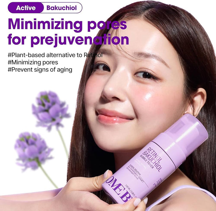 Somebymi Retinol Bakuchiol Bubble Toner 100ml تونر فقاعات الريتينول باكوتشيول من سومباي مي - Princess Cosmetics Qatar