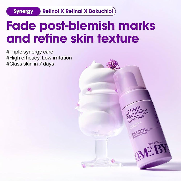 Somebymi Retinol Bakuchiol Bubble Toner 100ml تونر فقاعات الريتينول باكوتشيول من سومباي مي - Princess Cosmetics Qatar