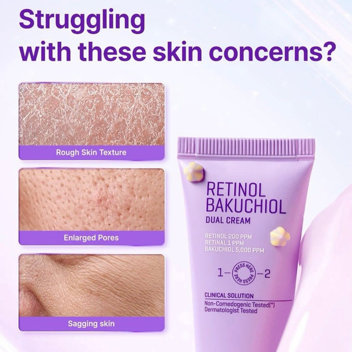 Somebymi Retinol Bakuchiol Dual Cream 50ml كريم سومباي مي ريتينول باكوتشيول المزدوج - Princess Cosmetics Qatar