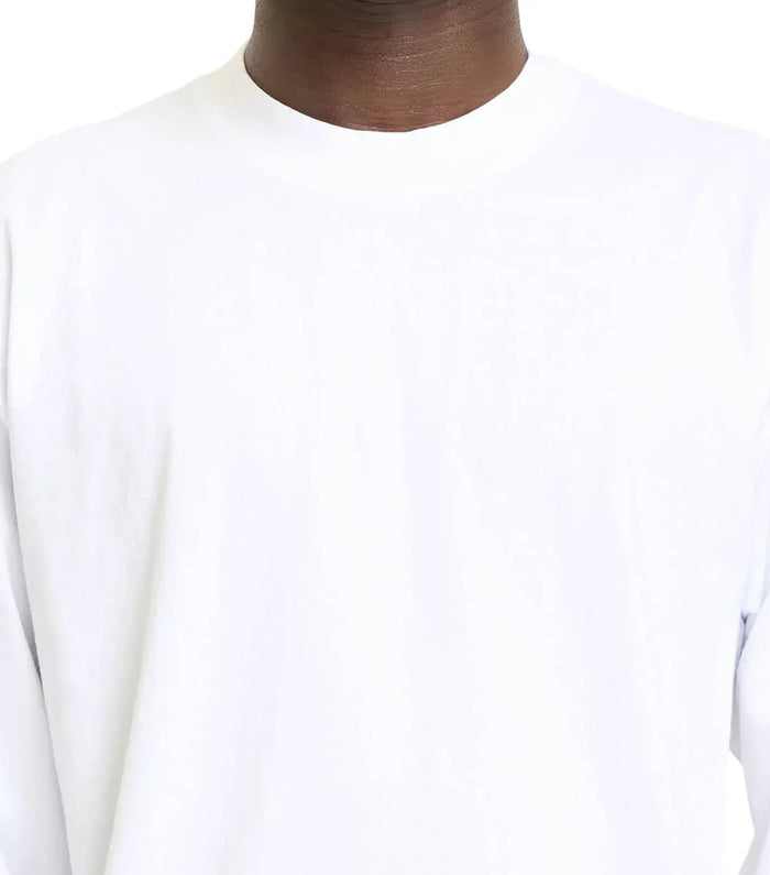 SOMEWHERE Long Sleeve Logo T-Shirt White