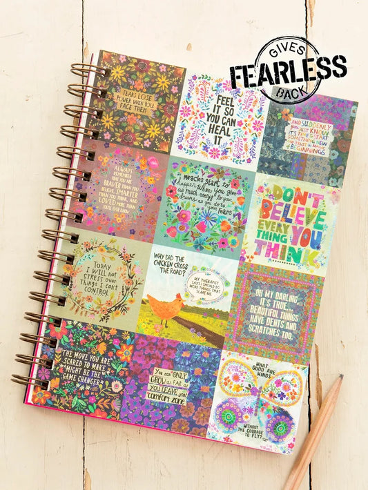 Spiral Notebook - FEARLESS-view 1