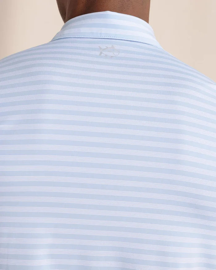 SS Driver Sevilla Stripe Polo (Cerulean)