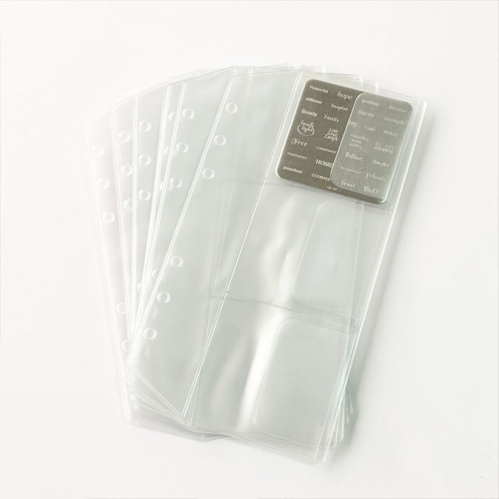 Replacement Binder Sleeves (5pk) - for the 6 x 6 plates (small)