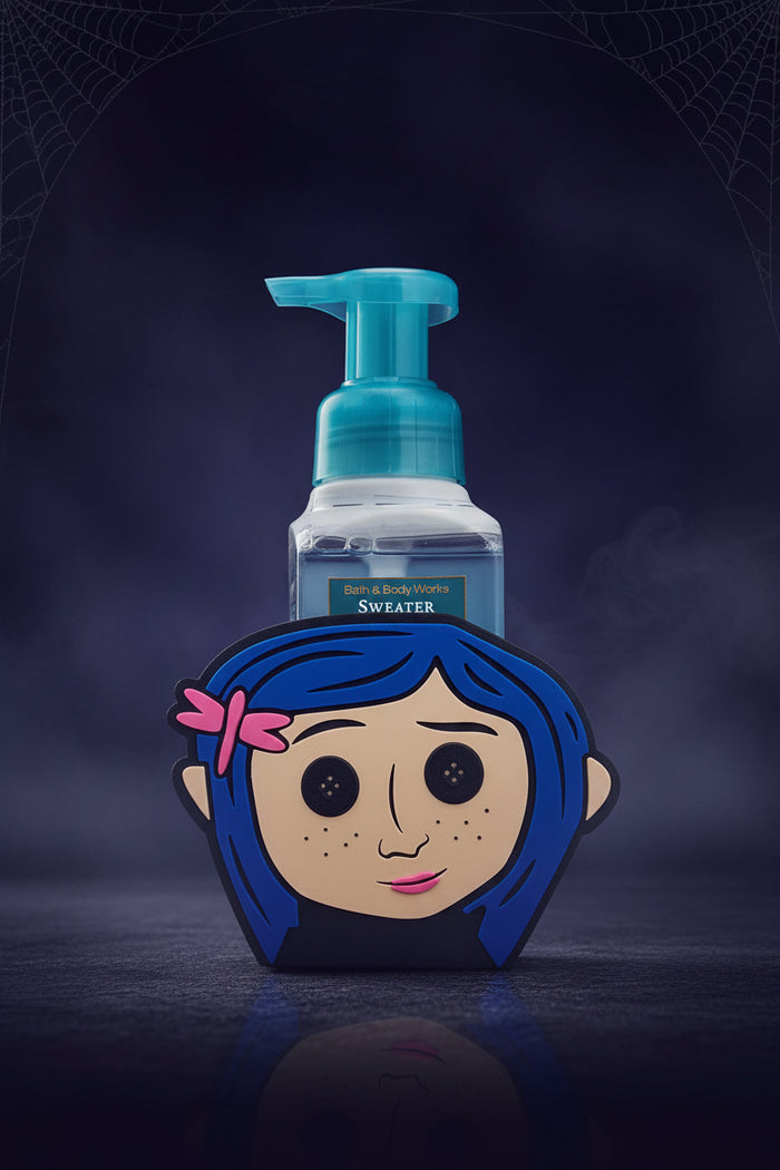 *STL /3MF FILE ONLY* Halloween Movie Button Girl Bath & Body Foam Soap Holder Digital File