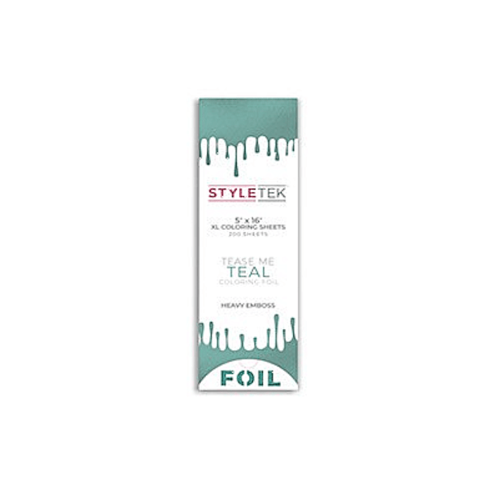 Styletek Tease Me Teal Balayage XL Sheets 200ct 5x16 (Runway) - Styletek | Available at Studio 360 Salon, Chatham, NJ