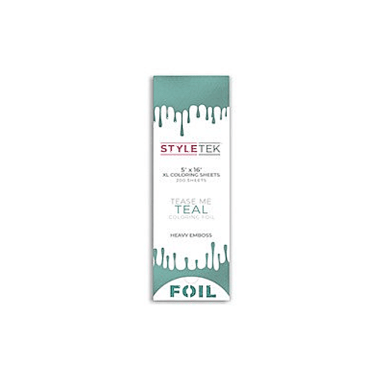Styletek Tease Me Teal Balayage XL Sheets 200ct 5x16 (Runway) - Styletek | Available at Studio 360 Salon, Chatham, NJ