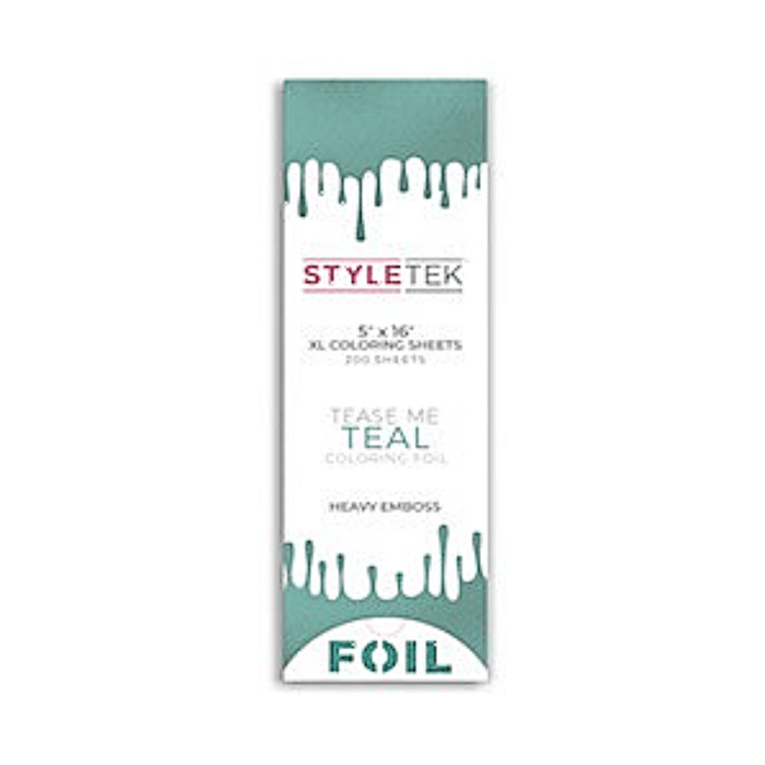 Styletek Tease Me Teal Balayage XL Sheets 200ct 5x16 (Runway) - Styletek | Available at Studio 360 Salon, Chatham, NJ