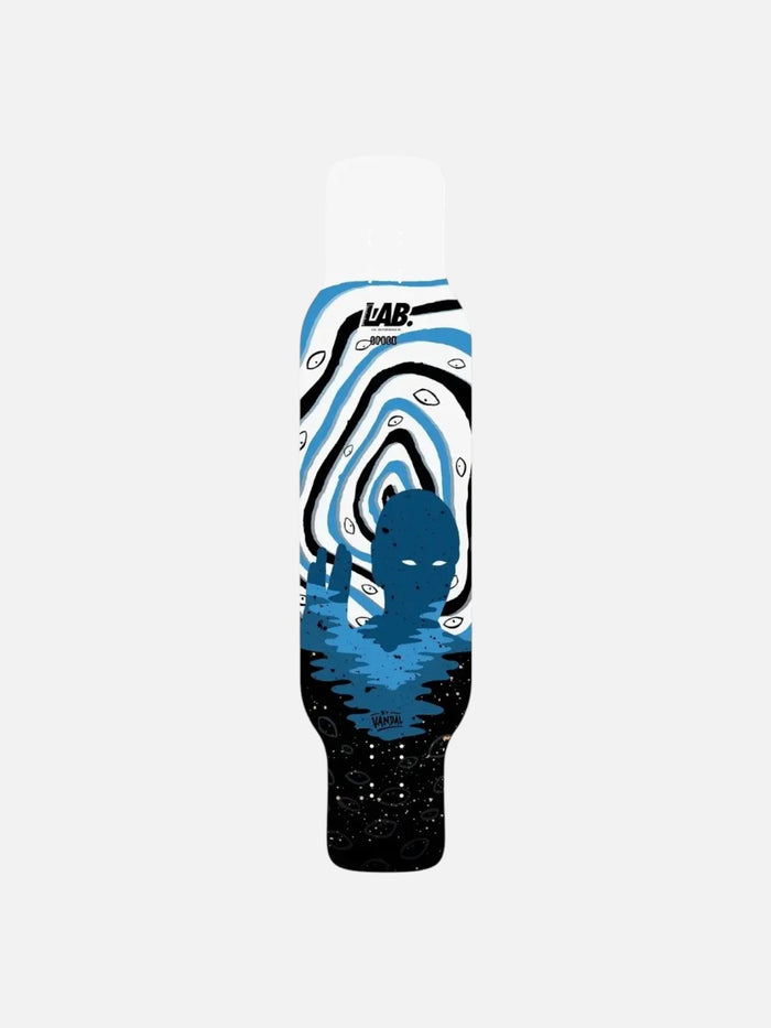 Tabla Longboard Lab Superstar Negro azul