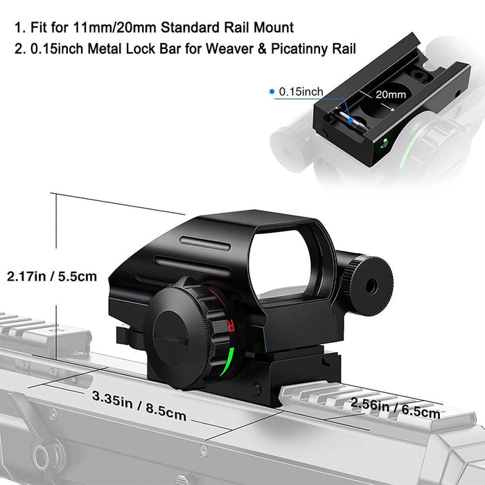 Tactical Reflex Red Green Laser Scope