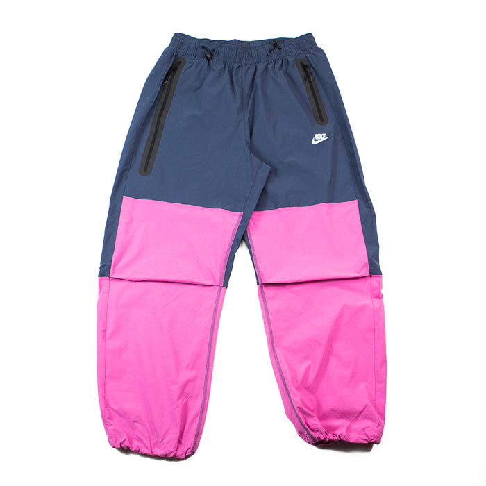 Nike Tech Woven Oversized Trousers (Thunder Blue/Cosmic Fuchsia/Black)