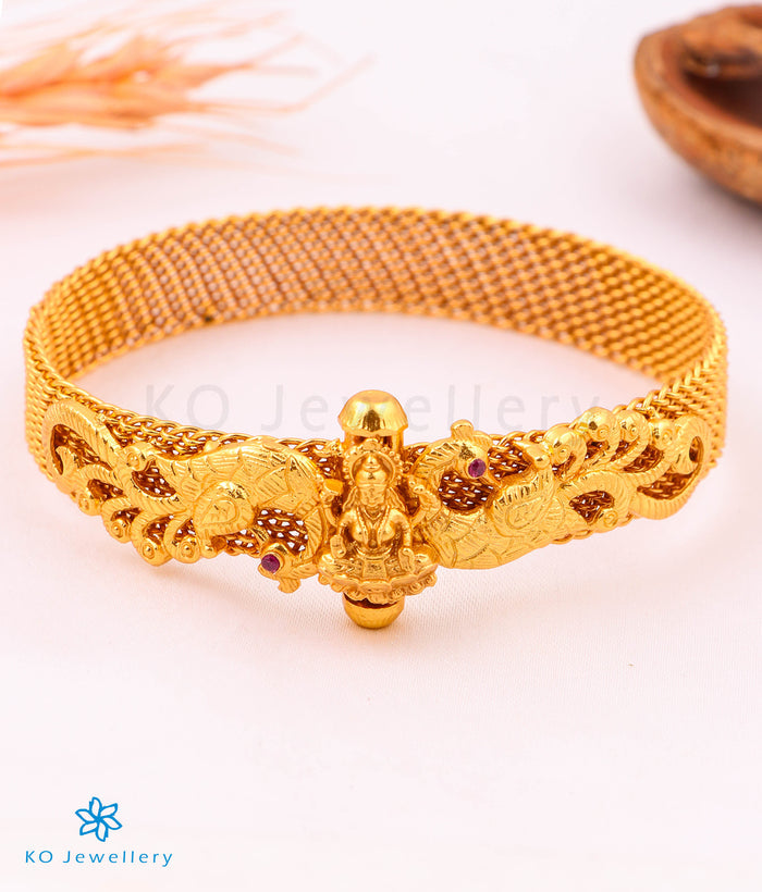 The Abhilasha Lakshmi Silver Bracelet - Single (Size/2.2/2.4/2.6/2.8)