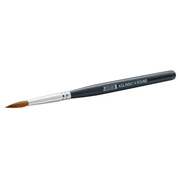 The Edge Pro Kolinsky Precision Tip Oval Acrylic Brush size 6