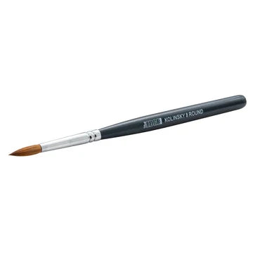 The Edge Pro Kolinsky Precision Tip Oval Acrylic Brush size 8