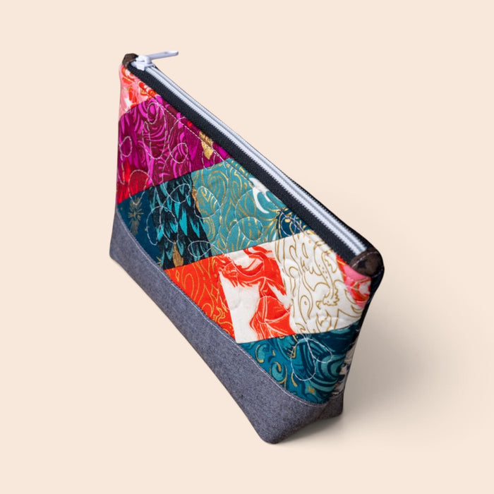 The "Fireglow" Candy Gems Pouch- Created by Sew Bonita