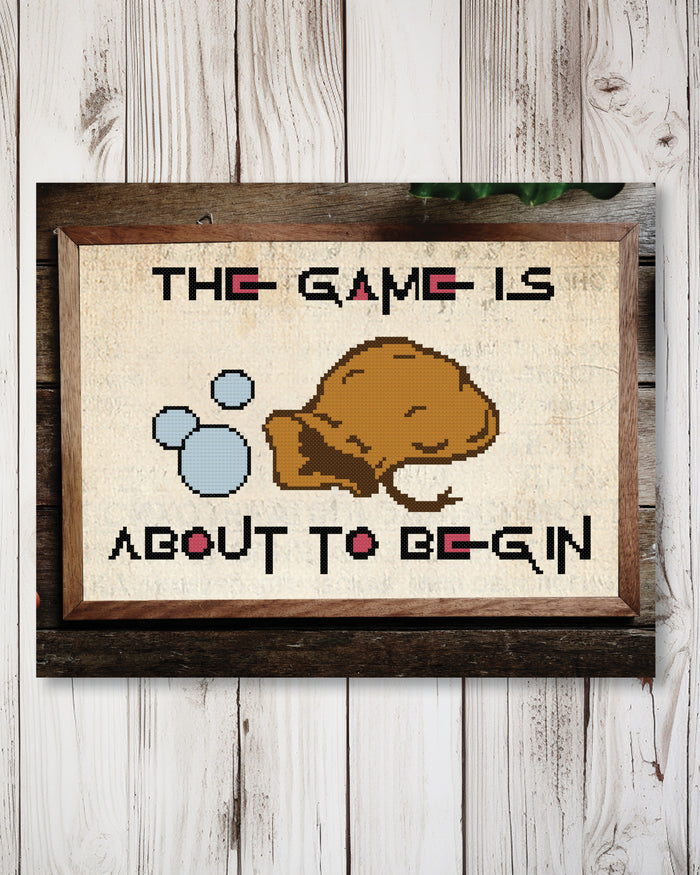 The Game Cross Stitch Pattern
