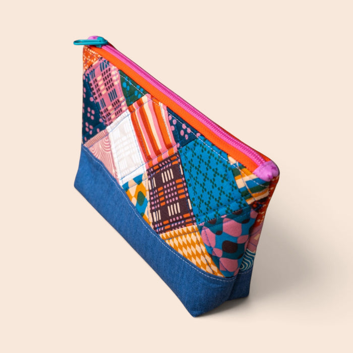 The "Geometry" Candy Gems Pouch- Created by Sew Bonita