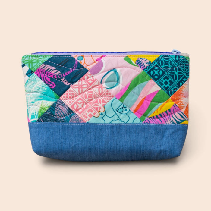 The "Poolside Too" Candy Gems Pouch- Created by Sew Bonita