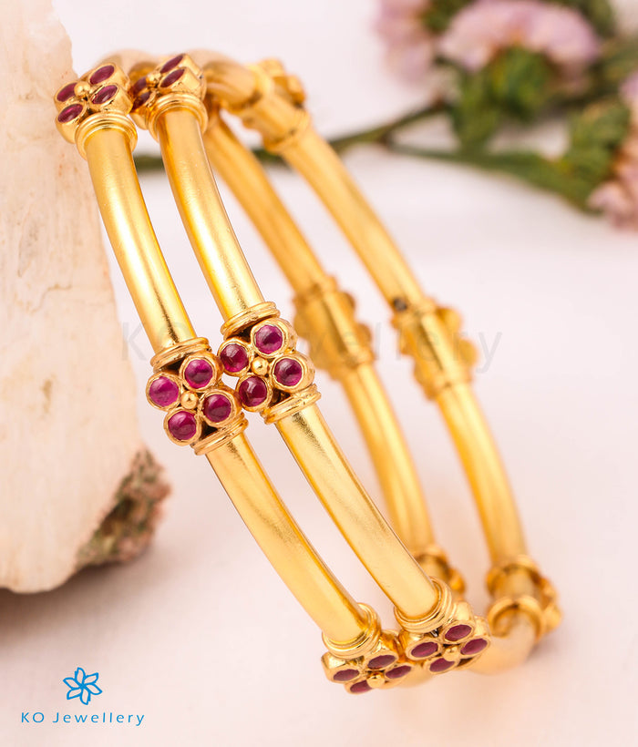 The Pratham Silver Bangle- Single (Size 2.2/2.4/2.6/2.8)