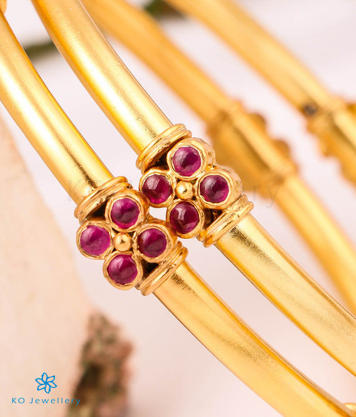 The Pratham Silver Bangle- Single (Size 2.2/2.4/2.6/2.8)