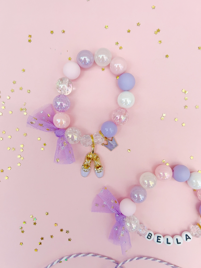Tiny Dancer Ballet Shoes Charm Bracelet