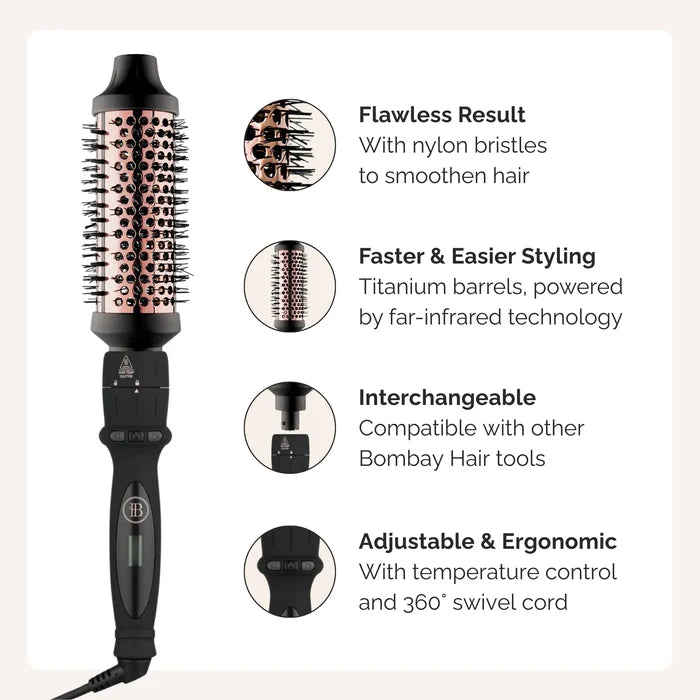 Titanium Thermal Round Brush (Attachment Only)