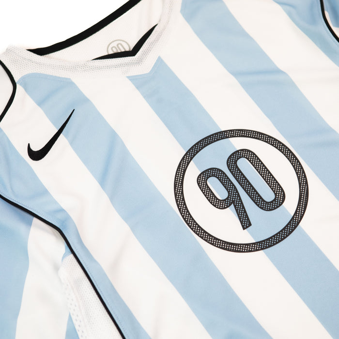 Nike Total 90 Dri-FIT Soccer Jersey (Psychic Blue/White/Black)