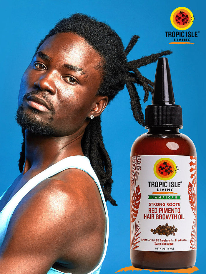 TROPIC ISLE LIVING Strong Roots Red Pimento Hair Growth Oil (4oz)