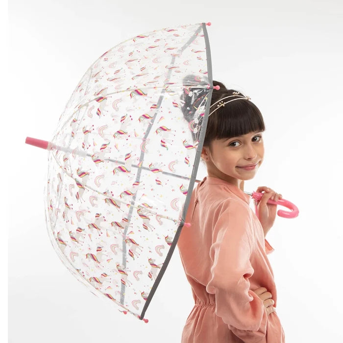 Smati - Umbrella - Transparent - Unicorn - Lifestyle Cut
