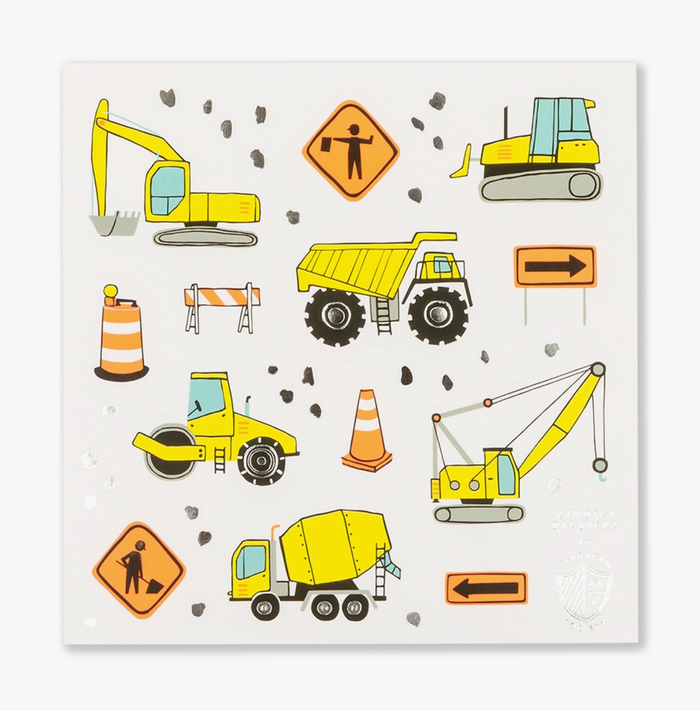 Under Construction Sticker Set - 4 Pk