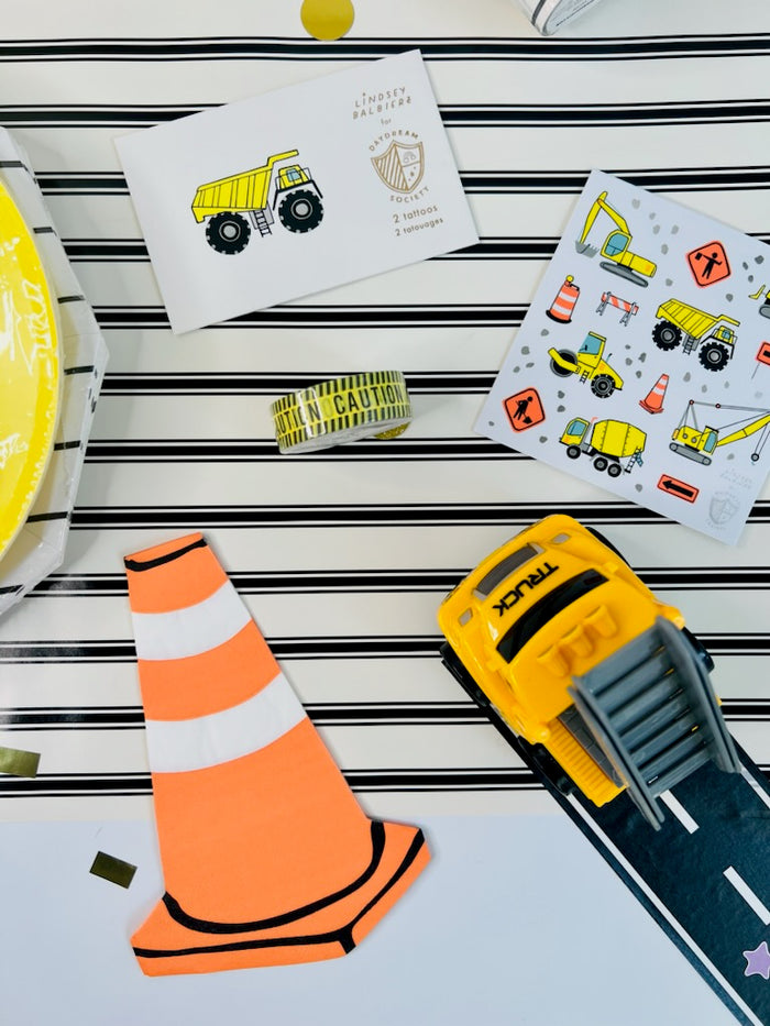 Under Construction Sticker Set - 4 Pk
