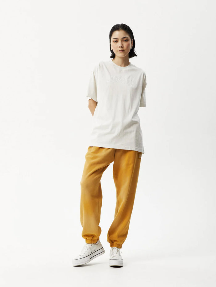 Unlimited - Recycled Boxy Logo T-Shirt | Worn White-Image 5
