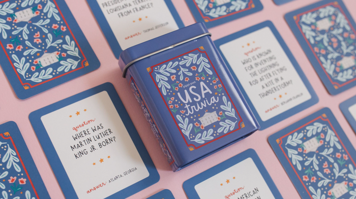 USA Trivia Deck of Cards