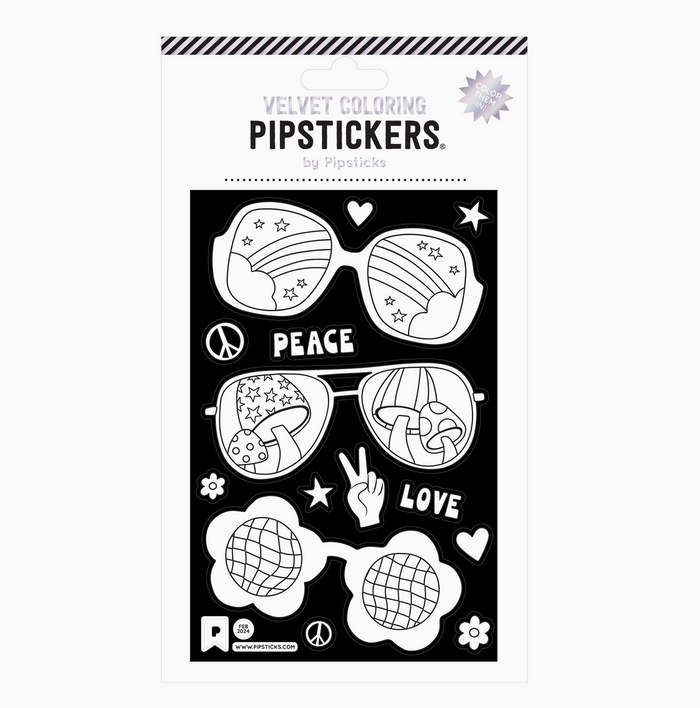 Velvet Coloring Retro Reflections Stickers