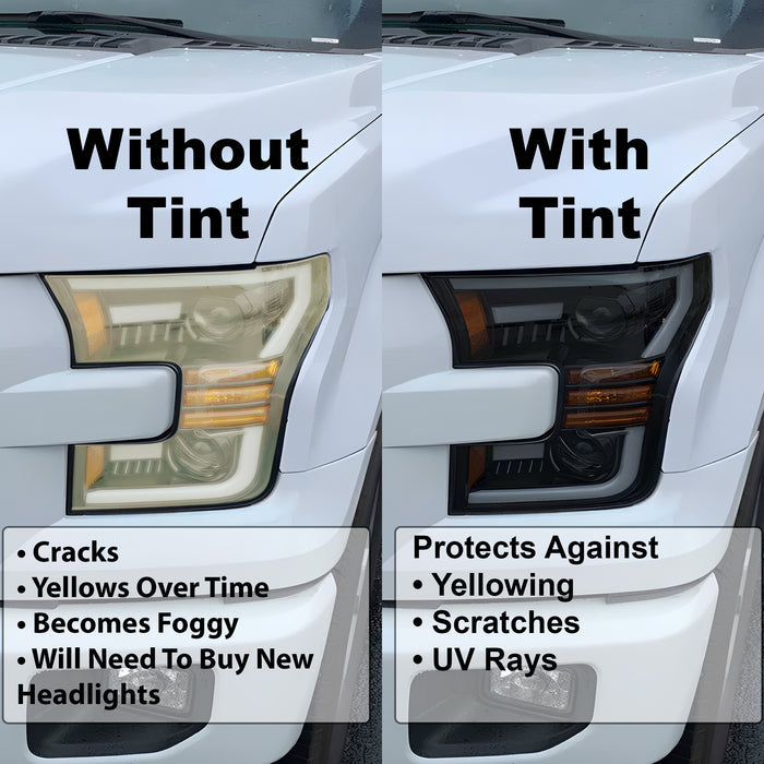 Full Headlight Taillight Precut Smoked PPF Tint Kit Film Overlay Fits Volvo XC40 2019 - 2022 - Bogar Tech Designs