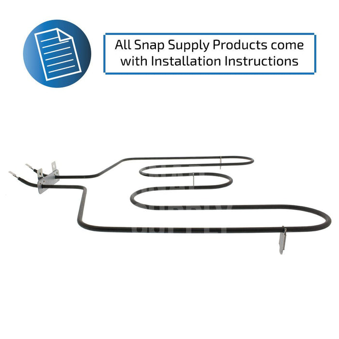 WB44T10014 Bake Element for GE - Snap Supply--Bake Element-Oven-Retail