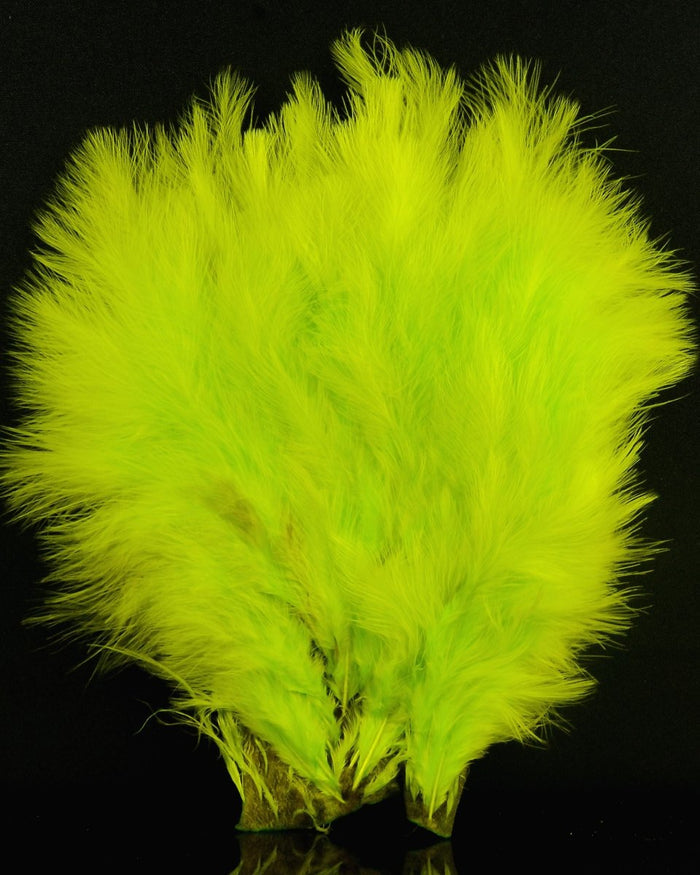White Dyed Fluorescent Yellow Chartreuse