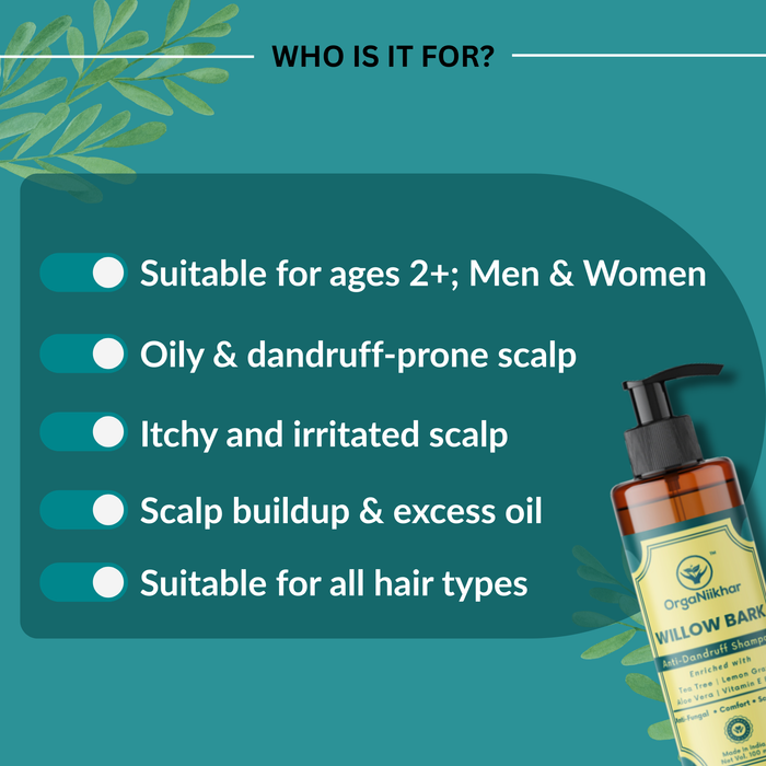 Willow Bark Anti-Dandruff Shampoo